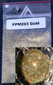 GPI FLAKES GOLD 4OZ - KCFPM203  